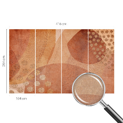 Fotomural decorativo para cabecero de cama composiciones terrosas