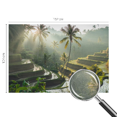 Fotomural decorativo para cabecero de cama Terrazas del paraíso