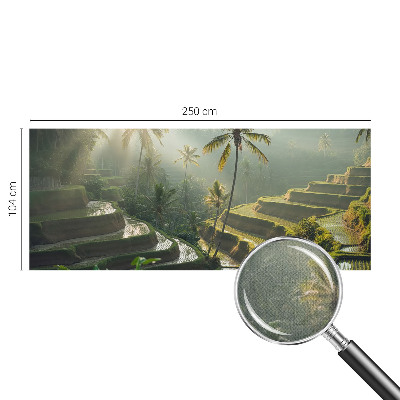 Fotomural decorativo para cabecero de cama Terrazas del paraíso