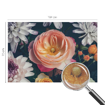 Mural de pared con estampado hermoso Armonía floral