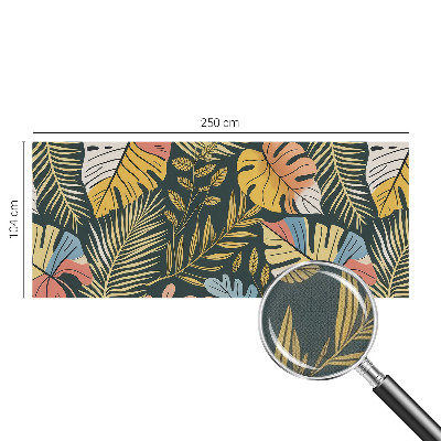 Mural de pared con estampado hermoso Energía tropical