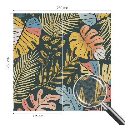 Mural de pared con estampado hermoso Energía tropical
