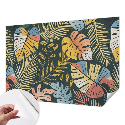 Mural de pared con estampado hermoso Energía tropical