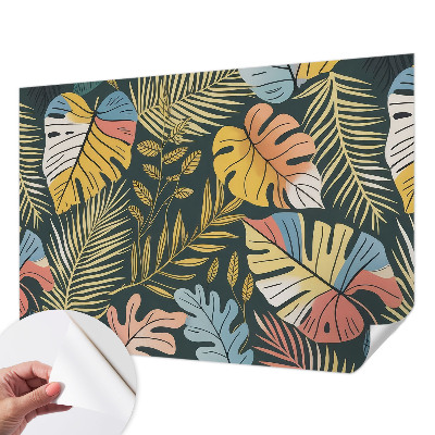 Mural de pared con estampado hermoso Energía tropical