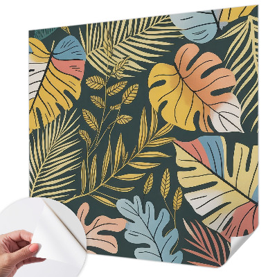 Mural de pared con estampado hermoso Energía tropical