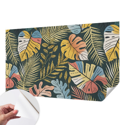 Mural de pared con estampado hermoso Energía tropical