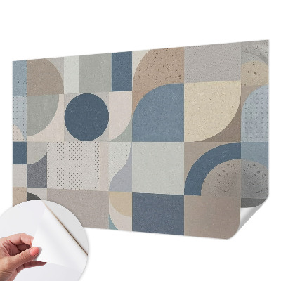 Papel mural con patrón decorativo Mosaico geométrico