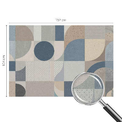 Papel mural con patrón decorativo Mosaico geométrico
