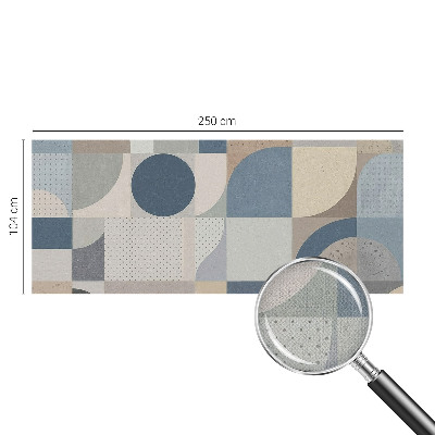 Papel mural con patrón decorativo Mosaico geométrico
