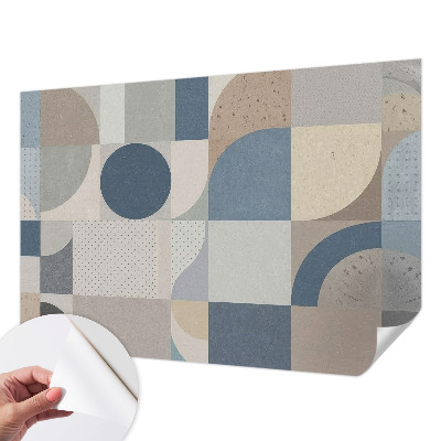 Papel mural con patrón decorativo Mosaico geométrico