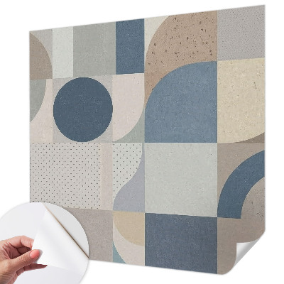 Papel mural con patrón decorativo Mosaico geométrico
