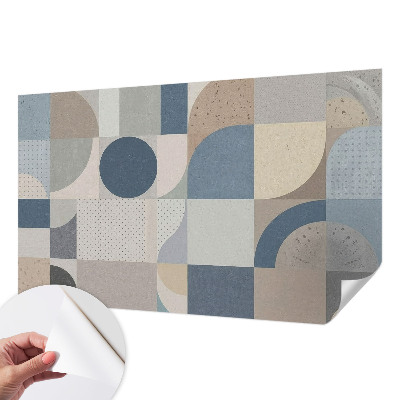 Papel mural con patrón decorativo Mosaico geométrico