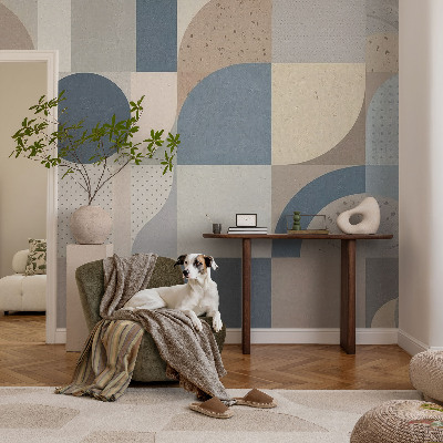 Papel mural con patrón decorativo Mosaico geométrico
