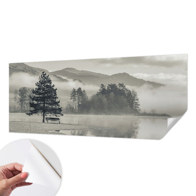 Papel mural texturado decorativo Paisaje romántico