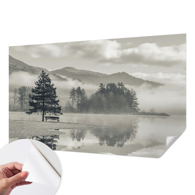 Papel mural texturado decorativo Paisaje romántico