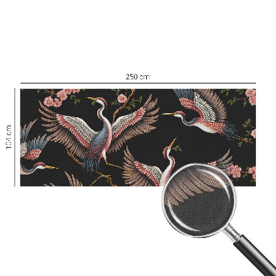 Fotomural decorativo para cabecero de cama estampado floral