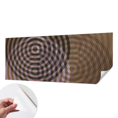 Papel mural con patrón decorativo Círculos hipnotizantes