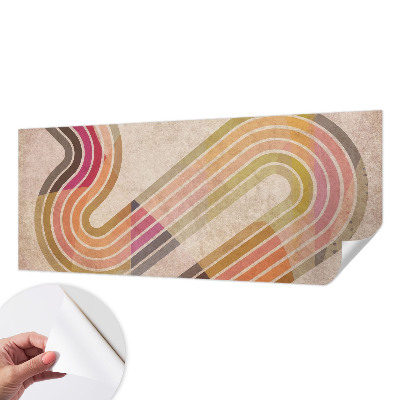 Papel mural con patrón decorativo Líneas geométricas
