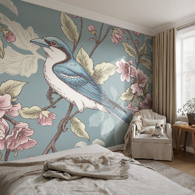 Papel mural con patrón decorativo Armonía primaveral