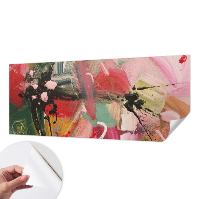 Papel mural con patrón decorativo Caos colorido