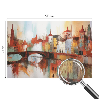 Fotomural decorativo para cabecero de cama Paisaje urbano