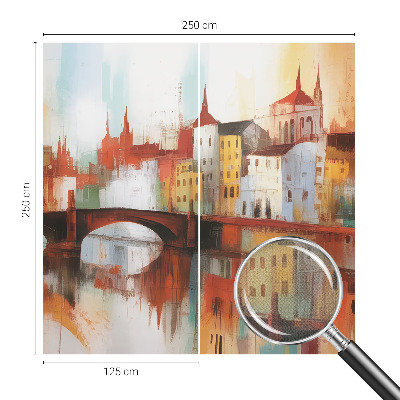 Fotomural decorativo para cabecero de cama Paisaje urbano