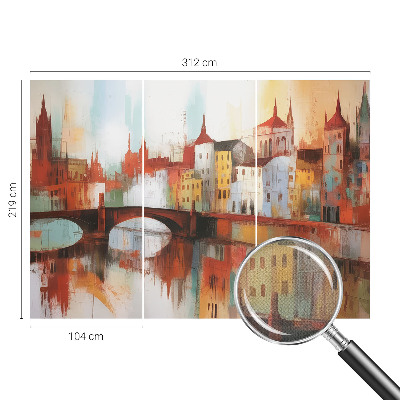 Fotomural decorativo para cabecero de cama Paisaje urbano