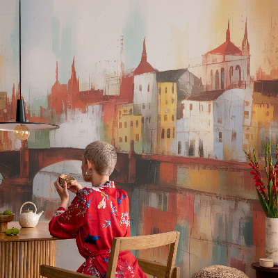 Fotomural decorativo para cabecero de cama Paisaje urbano