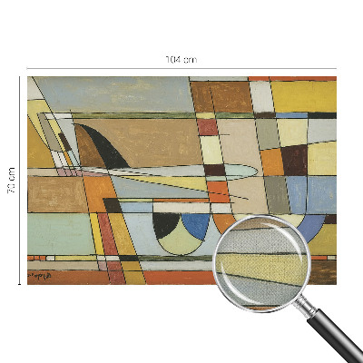 Papel mural con patrón decorativo Armonía geométrica