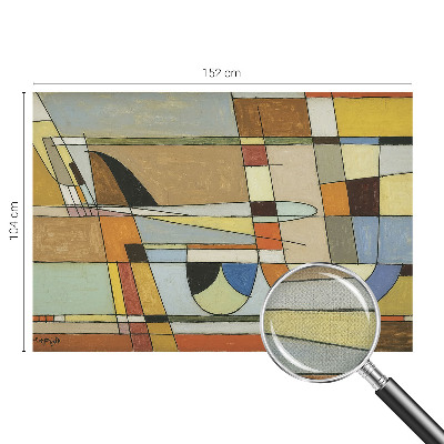 Papel mural con patrón decorativo Armonía geométrica