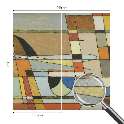 Papel mural con patrón decorativo Armonía geométrica
