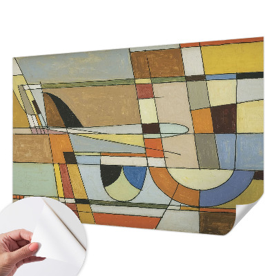 Papel mural con patrón decorativo Armonía geométrica