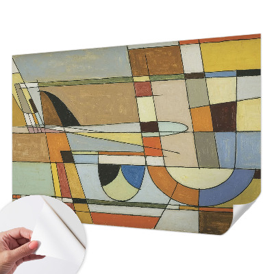 Papel mural con patrón decorativo Armonía geométrica