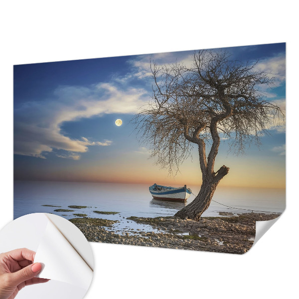 Papel mural texturado decorativo Un paisaje tranquilo