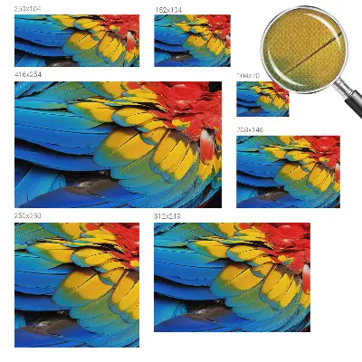 Papel mural texturado decorativo con diseño de plumas arcoíris