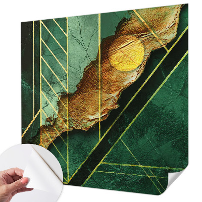 Fotomural decorativo para cabecero de cama Tensión geométrica