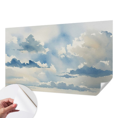 Fotomural decorativo para cabecero de cama Nubes celestiales