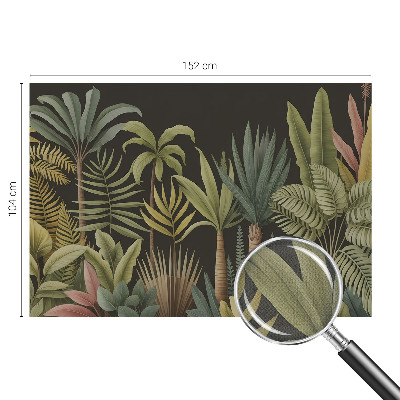 Papel mural texturado decorativo Selva tropical