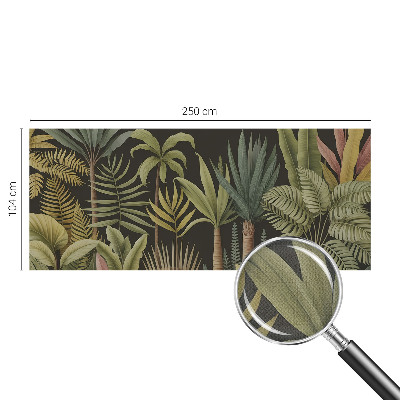 Papel mural texturado decorativo Selva tropical