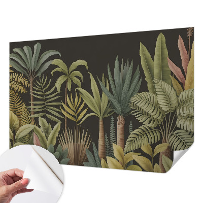 Papel mural texturado decorativo Selva tropical