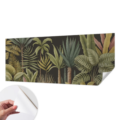 Papel mural texturado decorativo Selva tropical