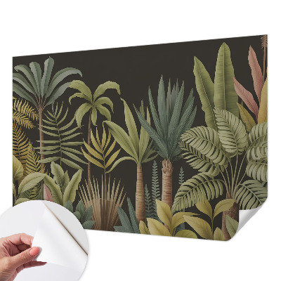 Papel mural texturado decorativo Selva tropical