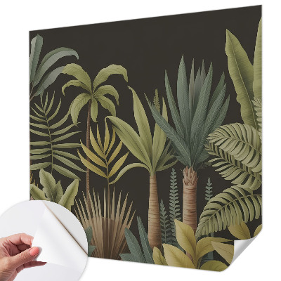 Papel mural texturado decorativo Selva tropical