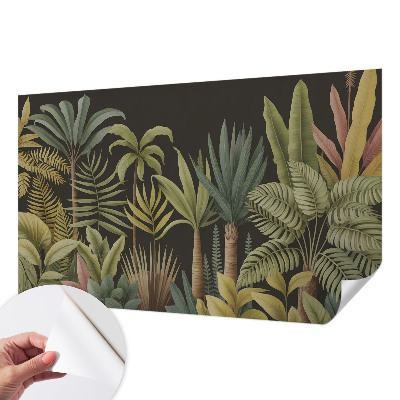 Papel mural texturado decorativo Selva tropical