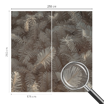 Mural de pared con estampado hermoso Ramitas escarchadas