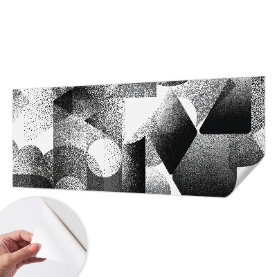 Mural de pared con estampado hermoso Formas geométricas