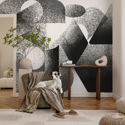Mural de pared con estampado hermoso Formas geométricas