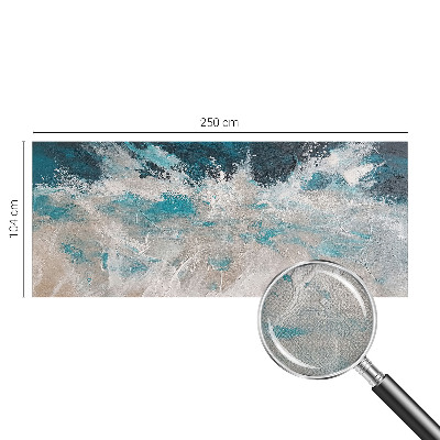Papel mural texturado decorativo olas del océano