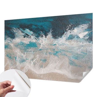 Papel mural texturado decorativo olas del océano