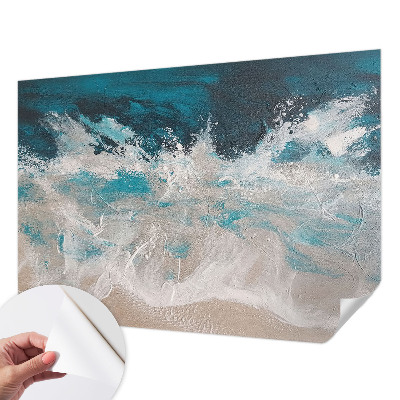 Papel mural texturado decorativo olas del océano